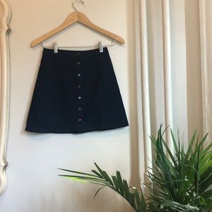 Button down skirt